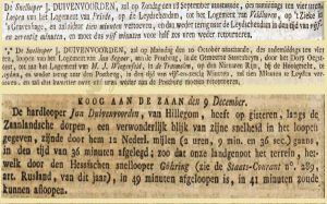 Lees meer over het artikel 1825 Een wereldrecord