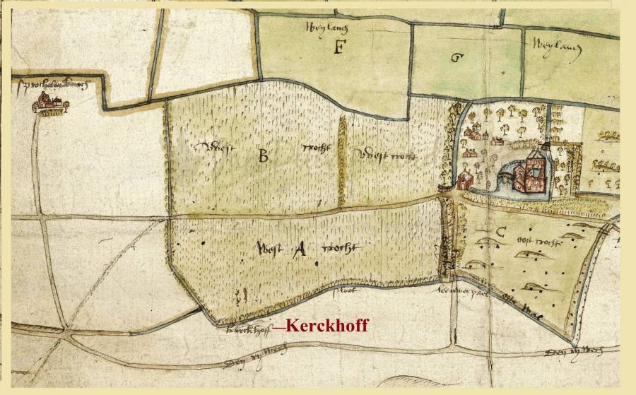 Je bekijkt nu Kasteel de Boekhorst 9. Het middeleeuws kerkhof van de Boekhorst