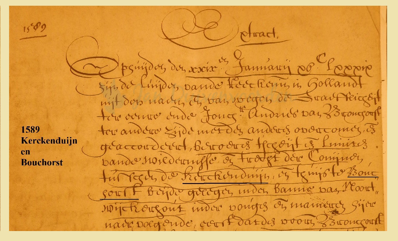 Je bekijkt nu Bestaande en verdwenen historische locatienamen in Noordwijkerhout