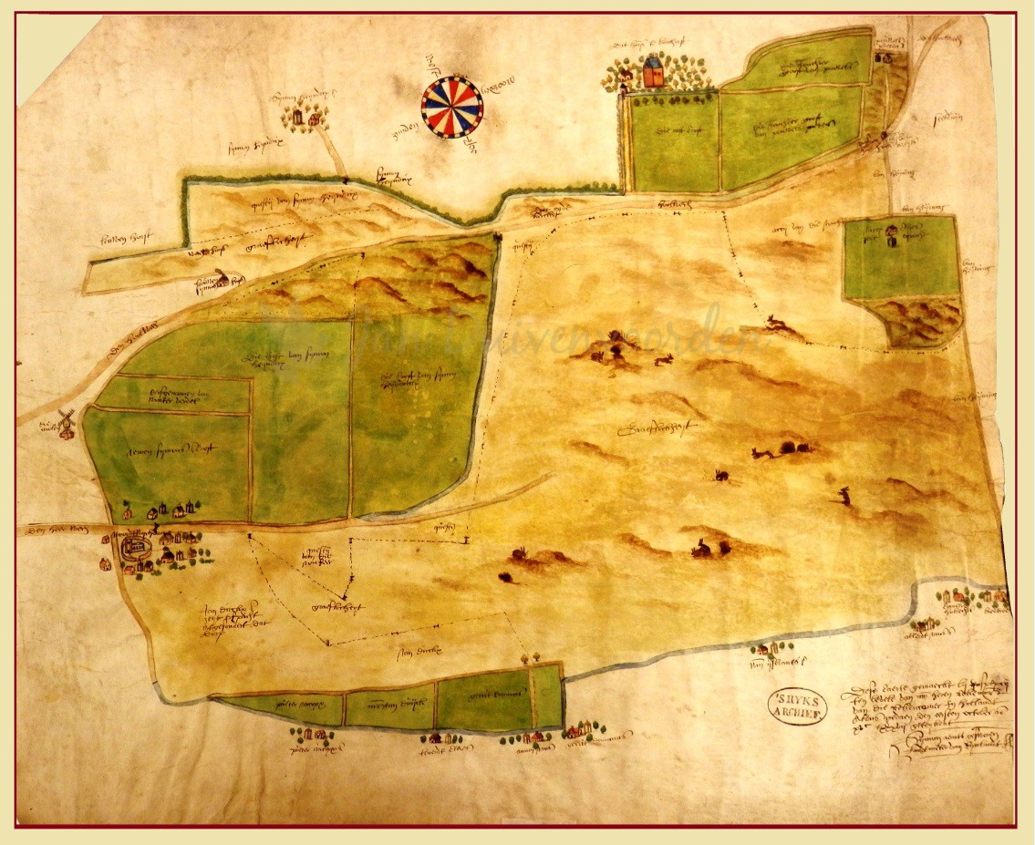 Je bekijkt nu Een kaart uit 1587 doorgelicht