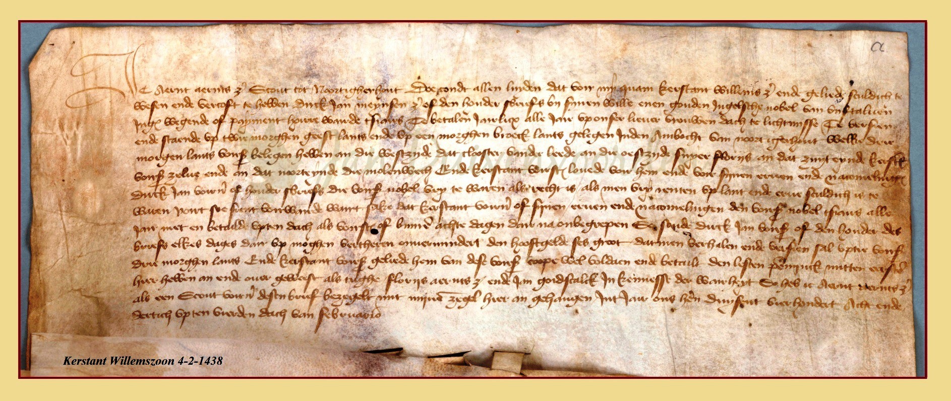 Je bekijkt nu Geschiedenis boerderij Eijckendonck 1414 – 1961