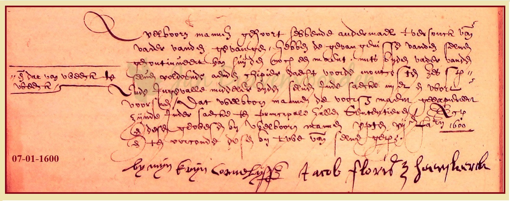 Je bekijkt nu 1599 Geryt Corneliszoon Admirael: galeiboef