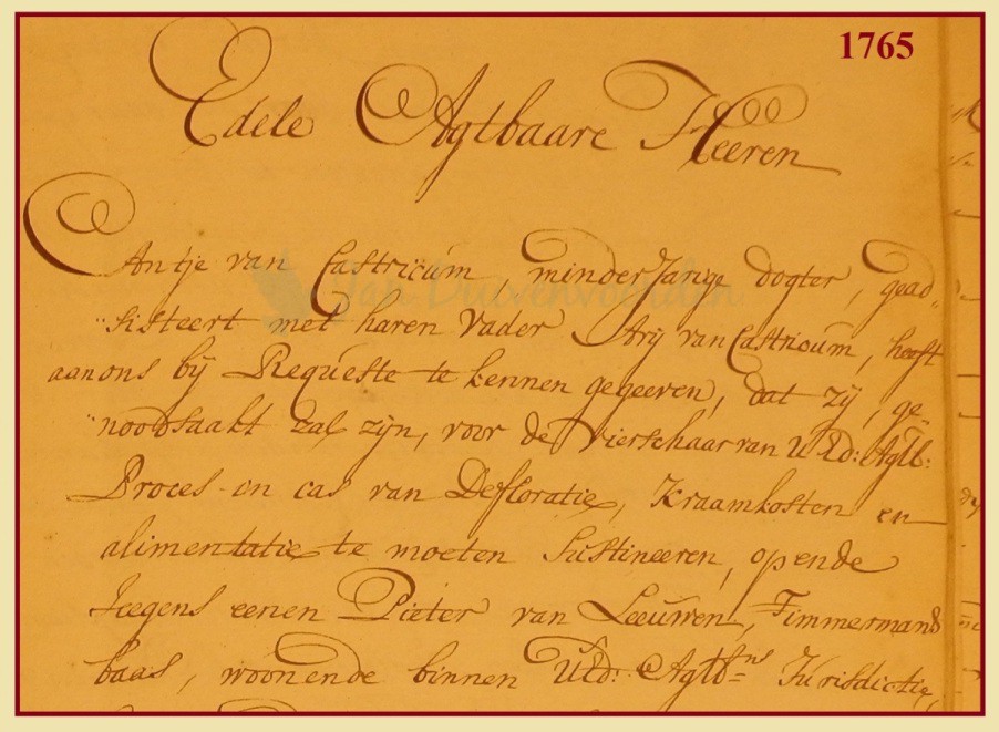 Je bekijkt nu 1764 De defloratie van Antje van Castricum