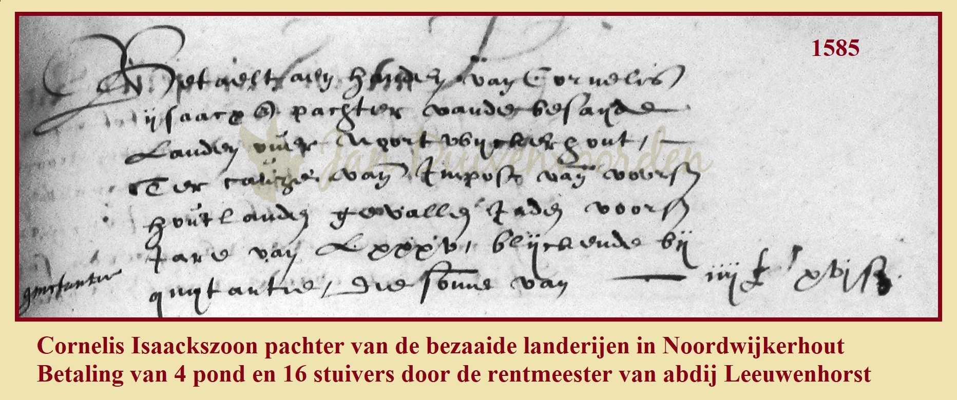 Je bekijkt nu De ruzies van Cornelis Isaackszoon van den Berg