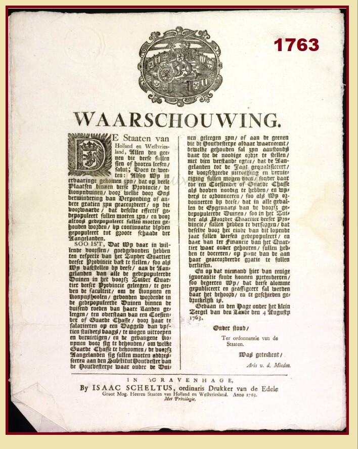 Je bekijkt nu Hoe schoon waren de duinen deel 7. Depopulatie.